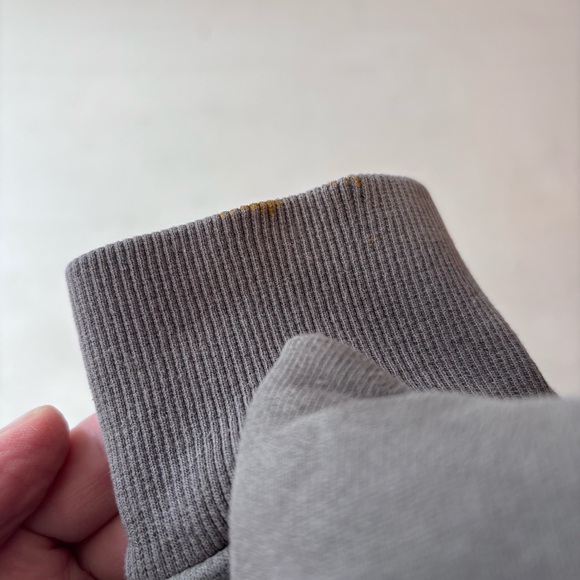 Fear Of God No Logo Zip Up Hoodie Gray Size Small - Picture 15 of 15